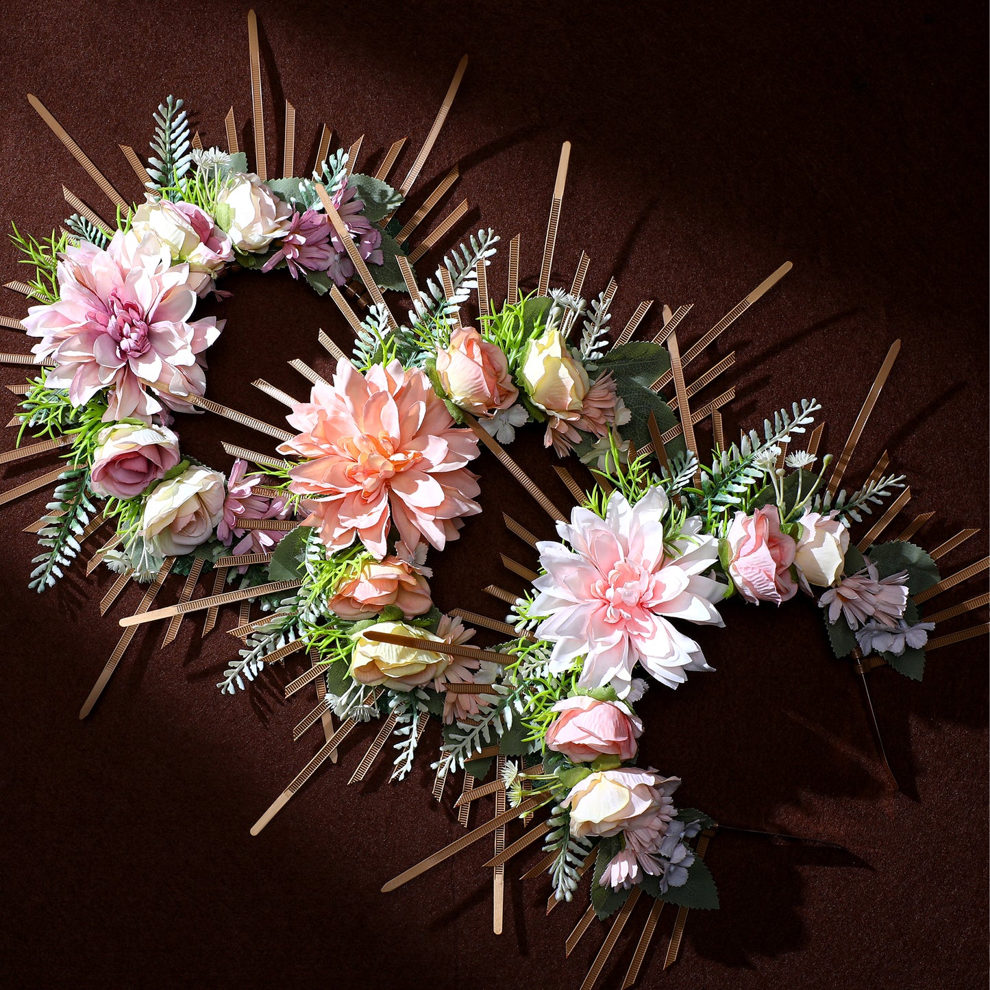 Fairy Handmade Halo Crown - Women Rose Flower Halo Crown Greek Goddess