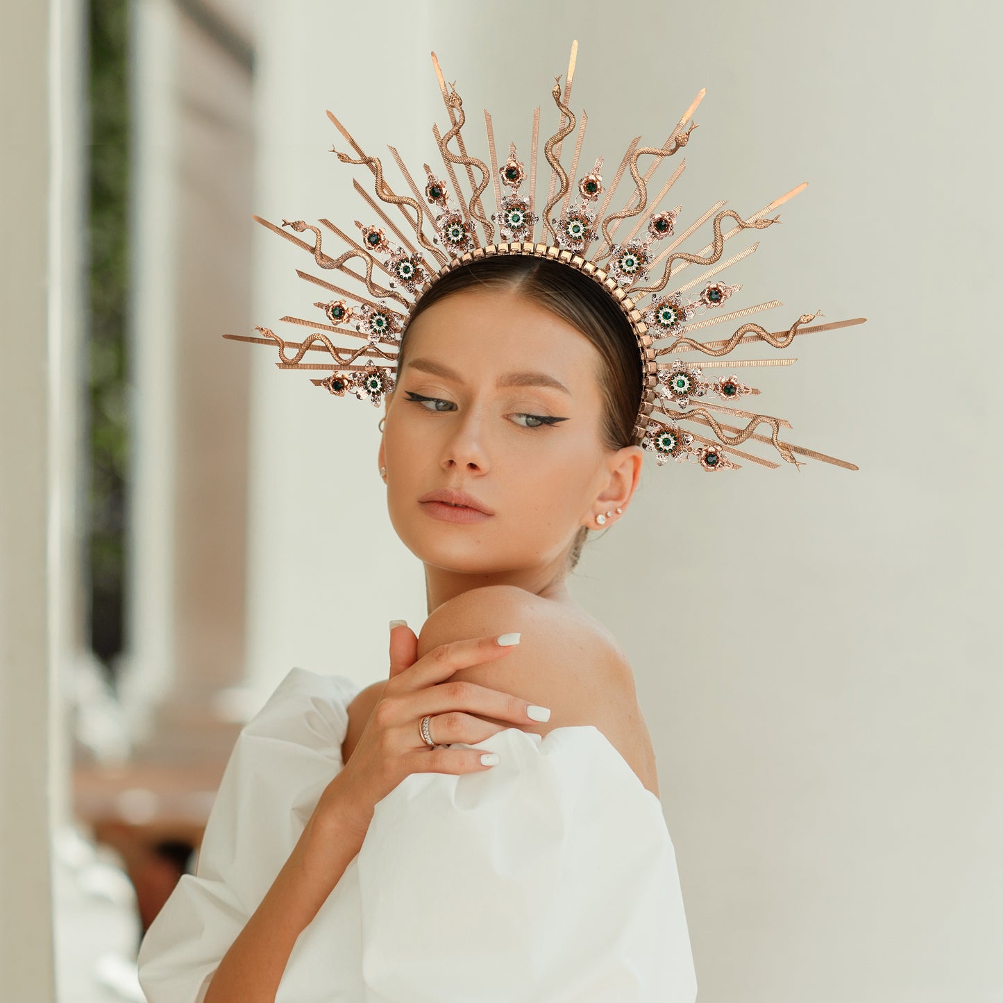 Bulk Medusa Snake Halo Crown Headpiece