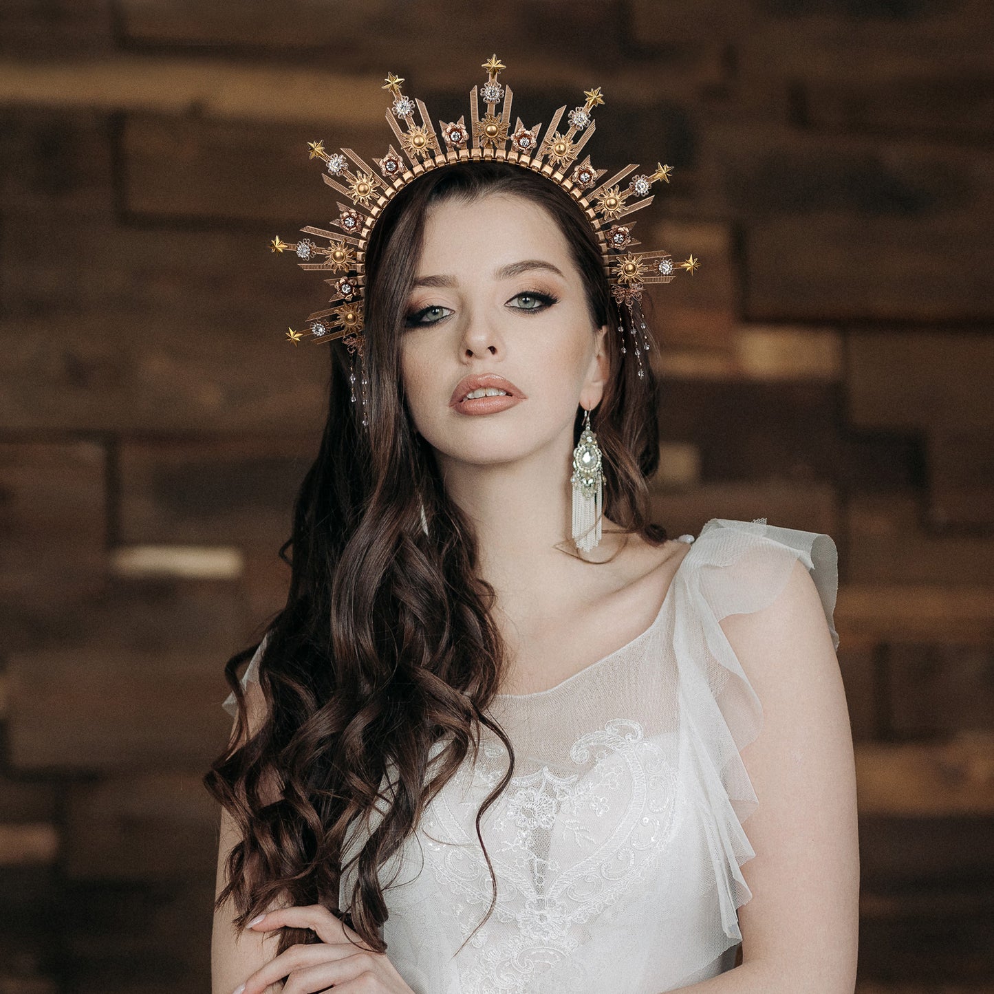 Star Halo Crown Headpiece - Sunburst Headband