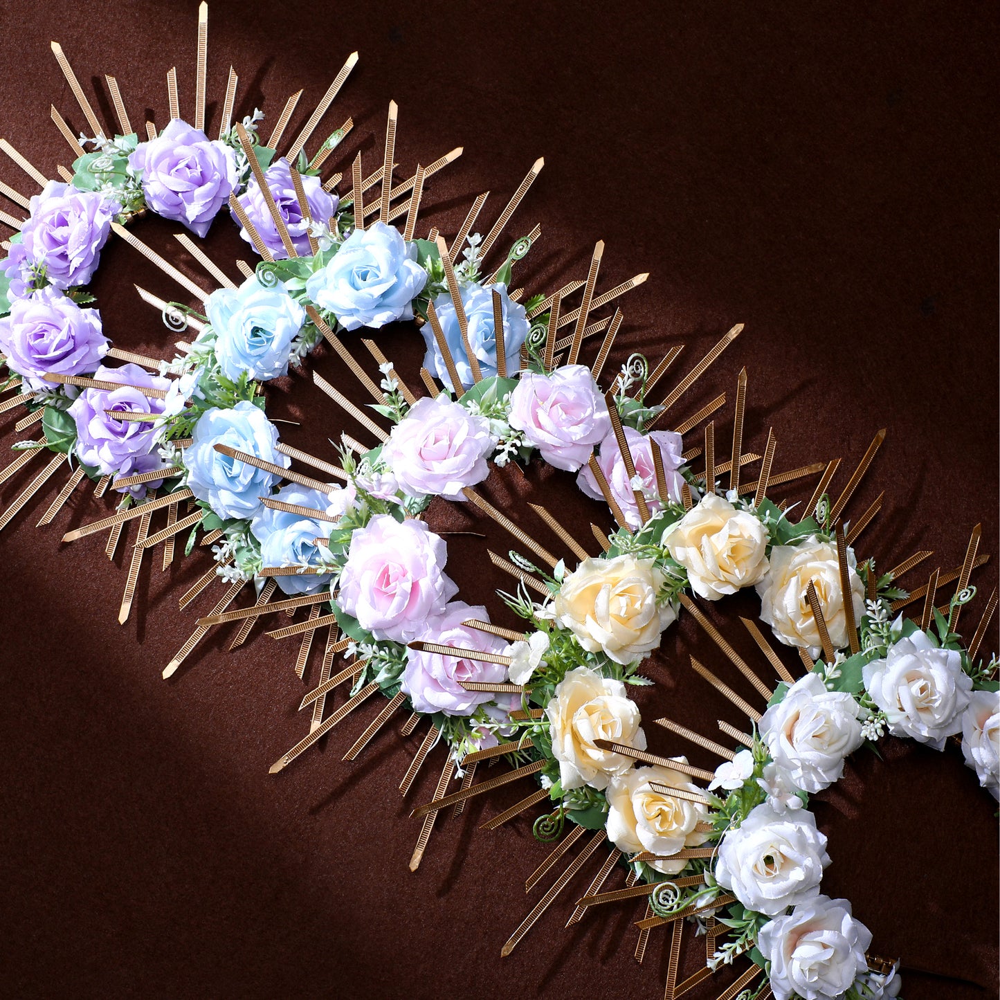 LED Flower Halo Crown - Fairy White Flower Costume Headband