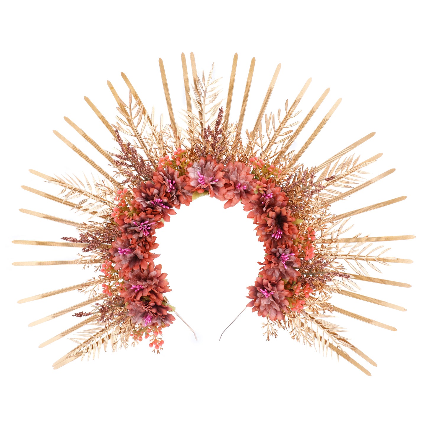 Sunburst Halo Crown Goddess Headpieces - Wedding Crown