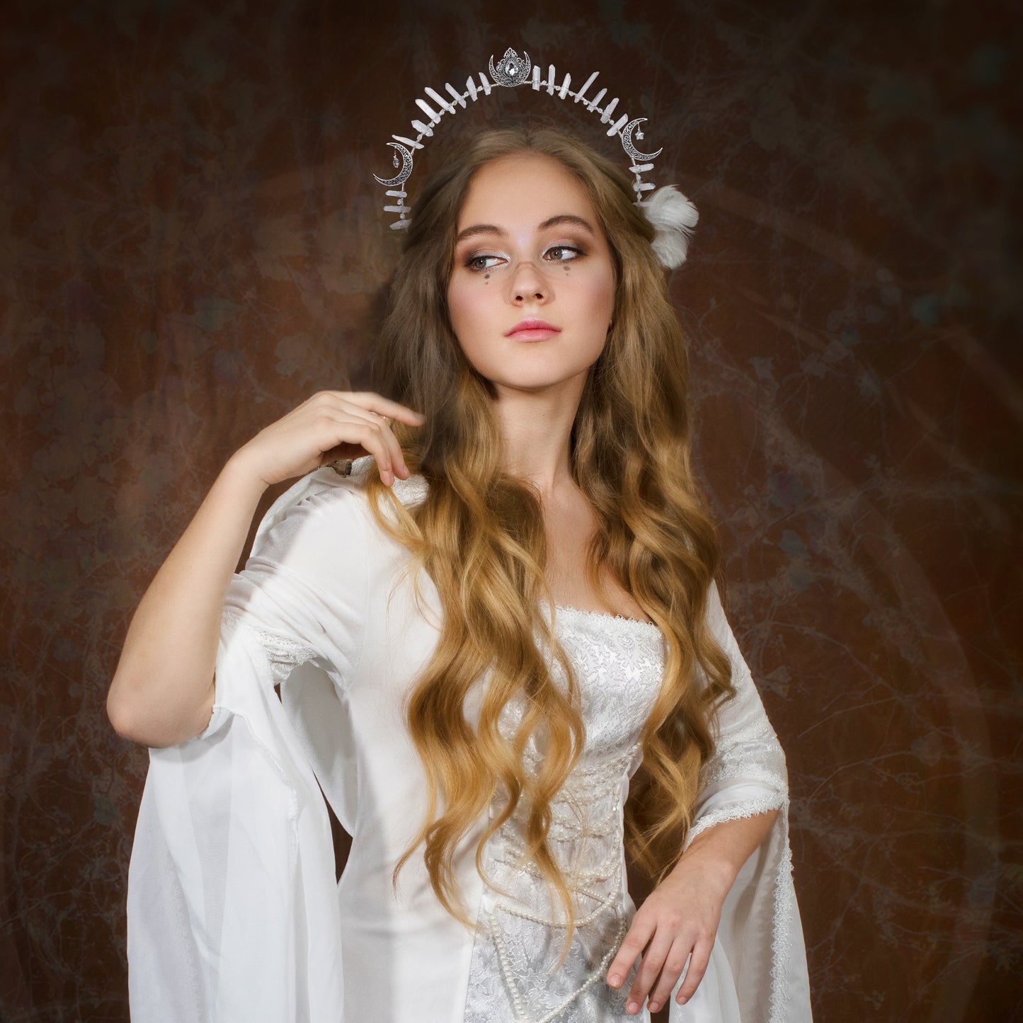 Virgin Crown Goddess Headband Angel Headwear
