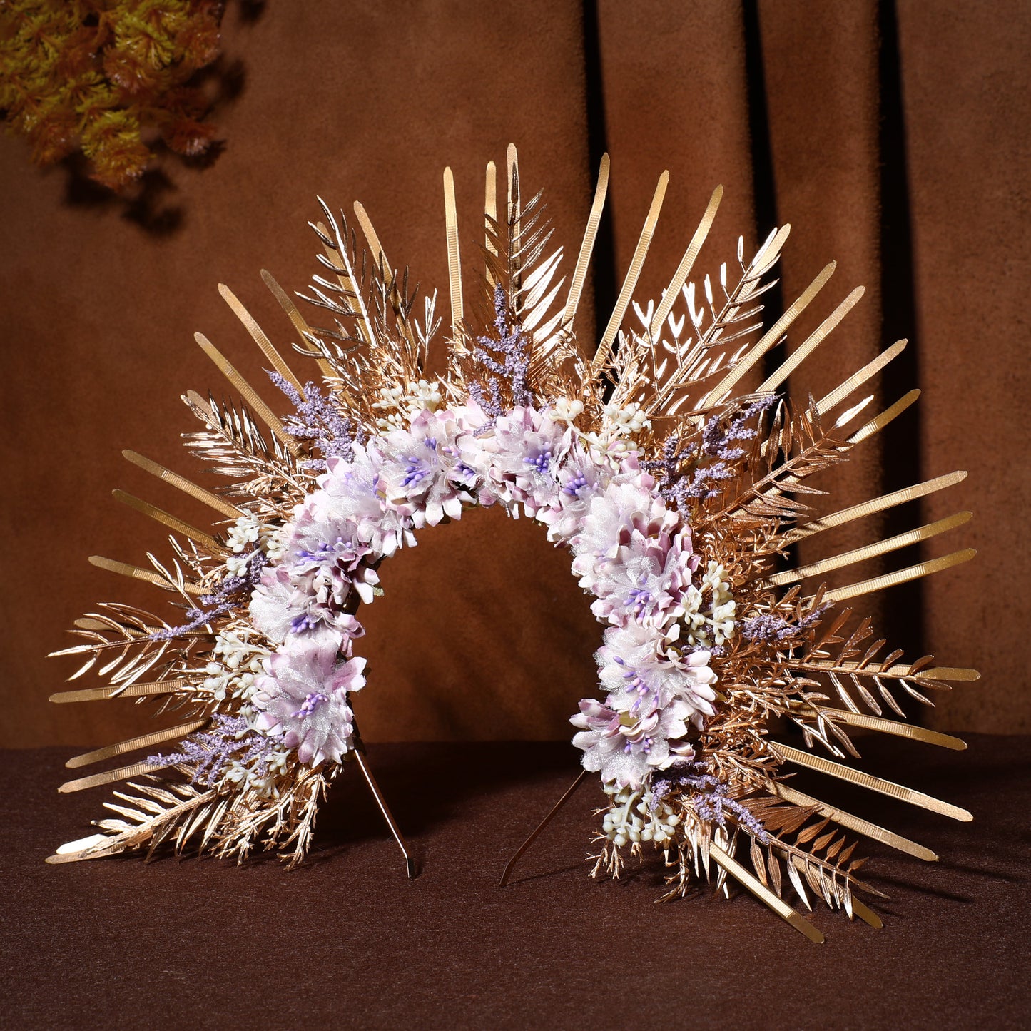 Queen Headpiece Sunburst Halo Headdress