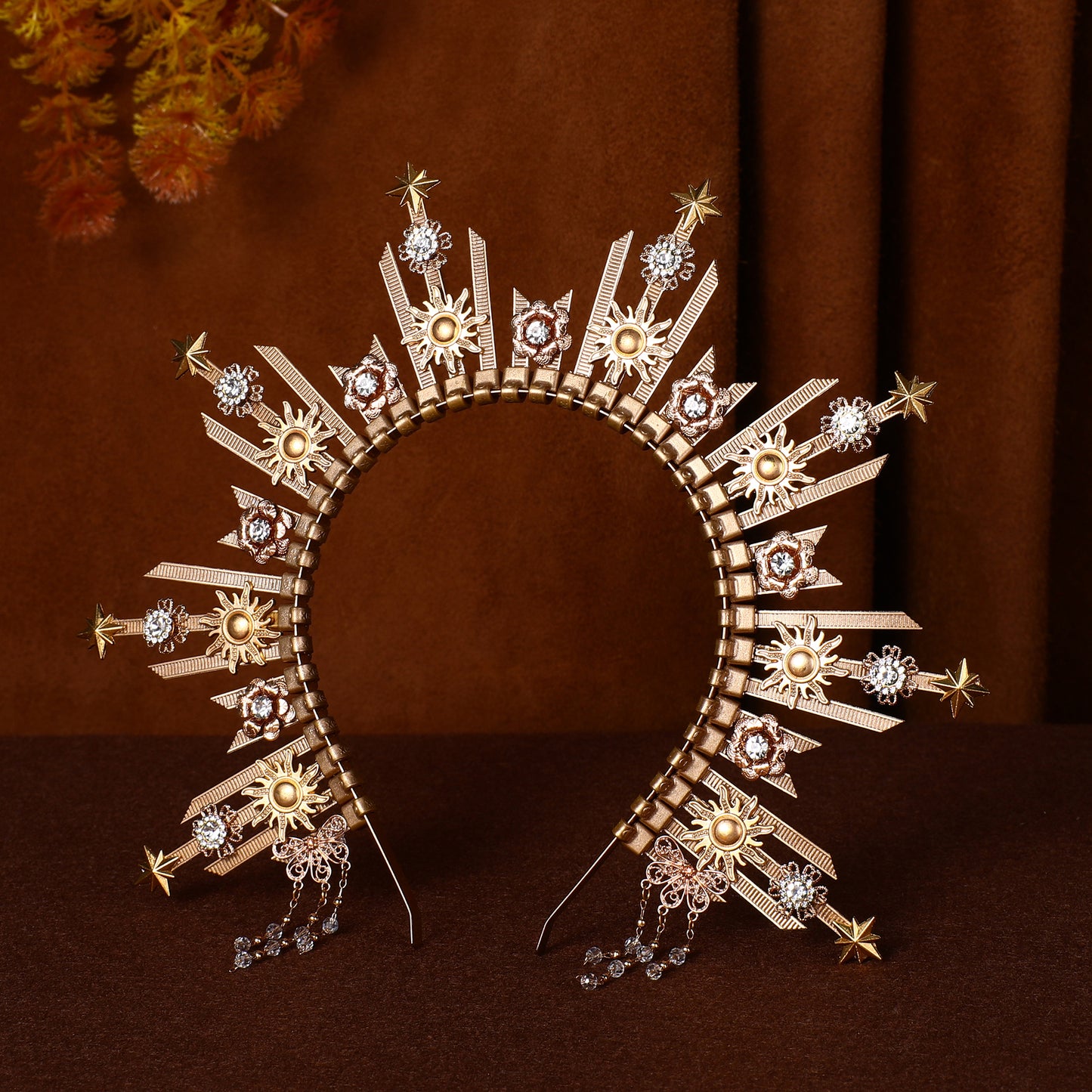 Star Halo Crown Headpiece - Sunburst Headband