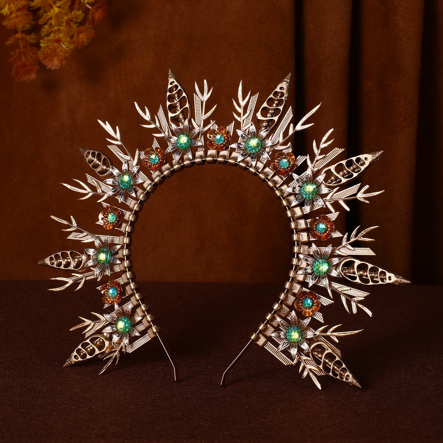 Mermaid Spiked Halo Crown Headpiece
