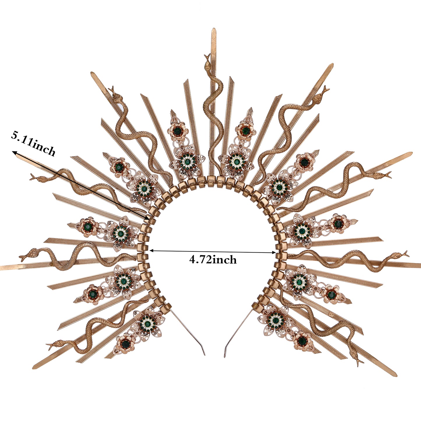 Bulk Medusa Snake Halo Crown Headpiece