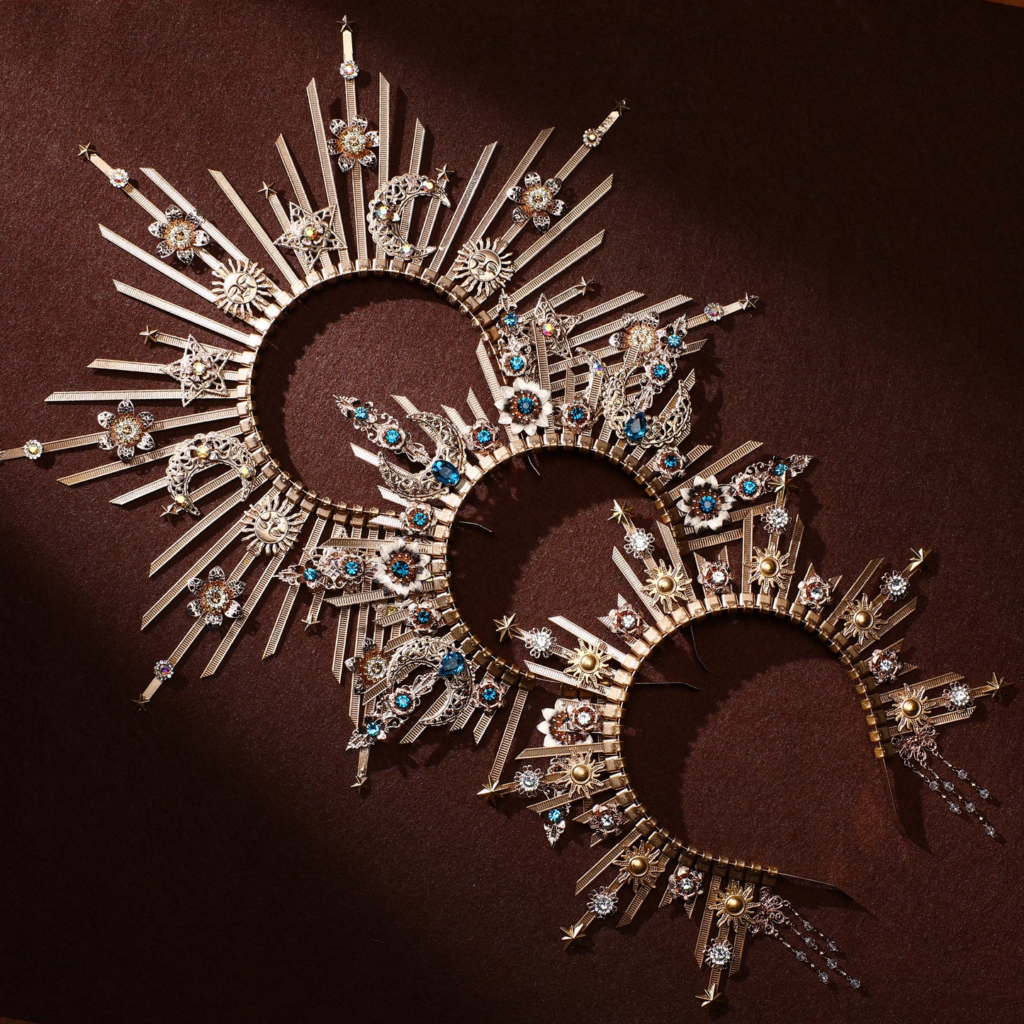 Star Halo Crown Headpiece - Sunburst Headband