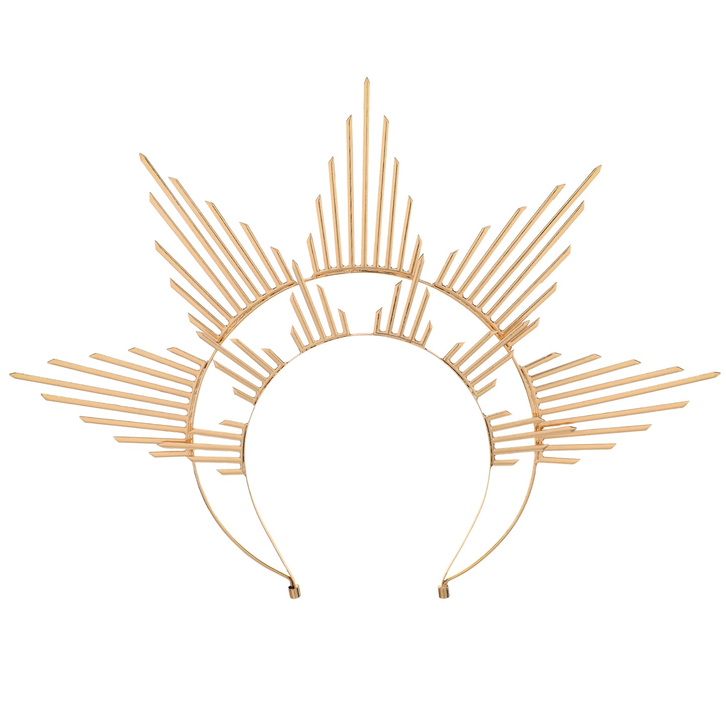 Rhythmic Joy - Golden Halo Crown Headpiece