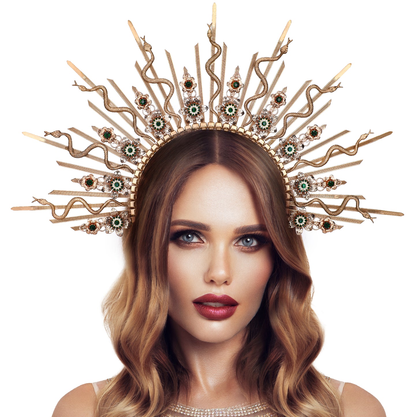 Bulk Medusa Snake Halo Crown Headpiece
