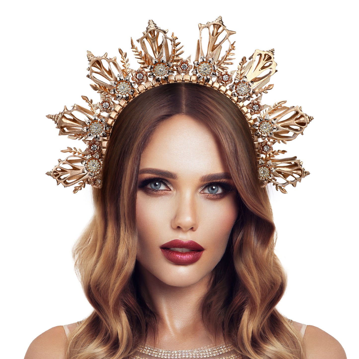 Mermaid Headband Goddess Bridal Headwear