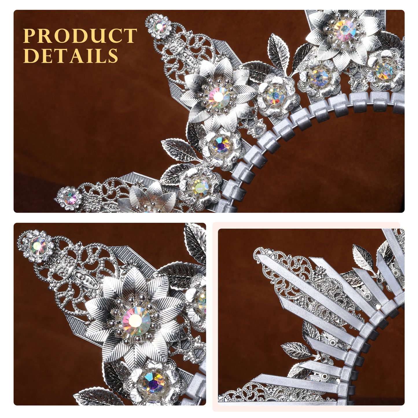 Silver Halo Crown Headband - Goddess Headpiece