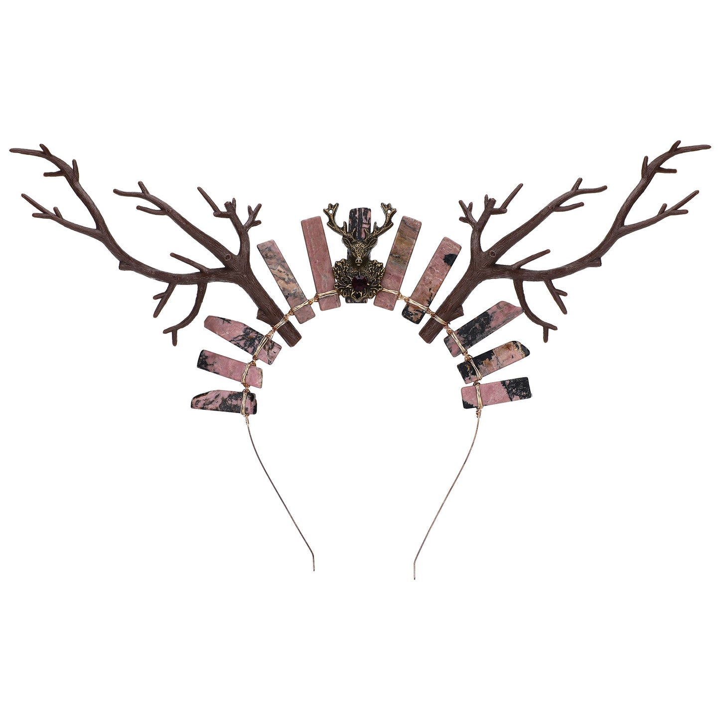 Forest Deer Horns Headband Woodland Fairy Crown