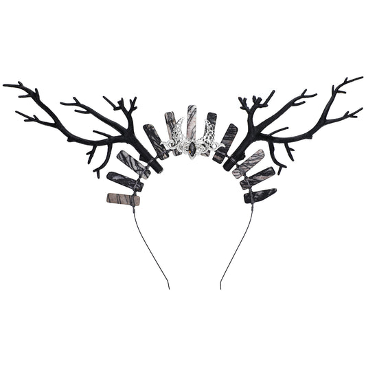 Black Forest Witch Crown Deer Antler Headband
