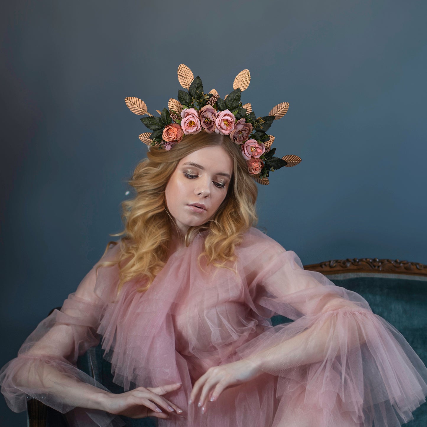 Flower Goddess Halo Crown Headband Fairy