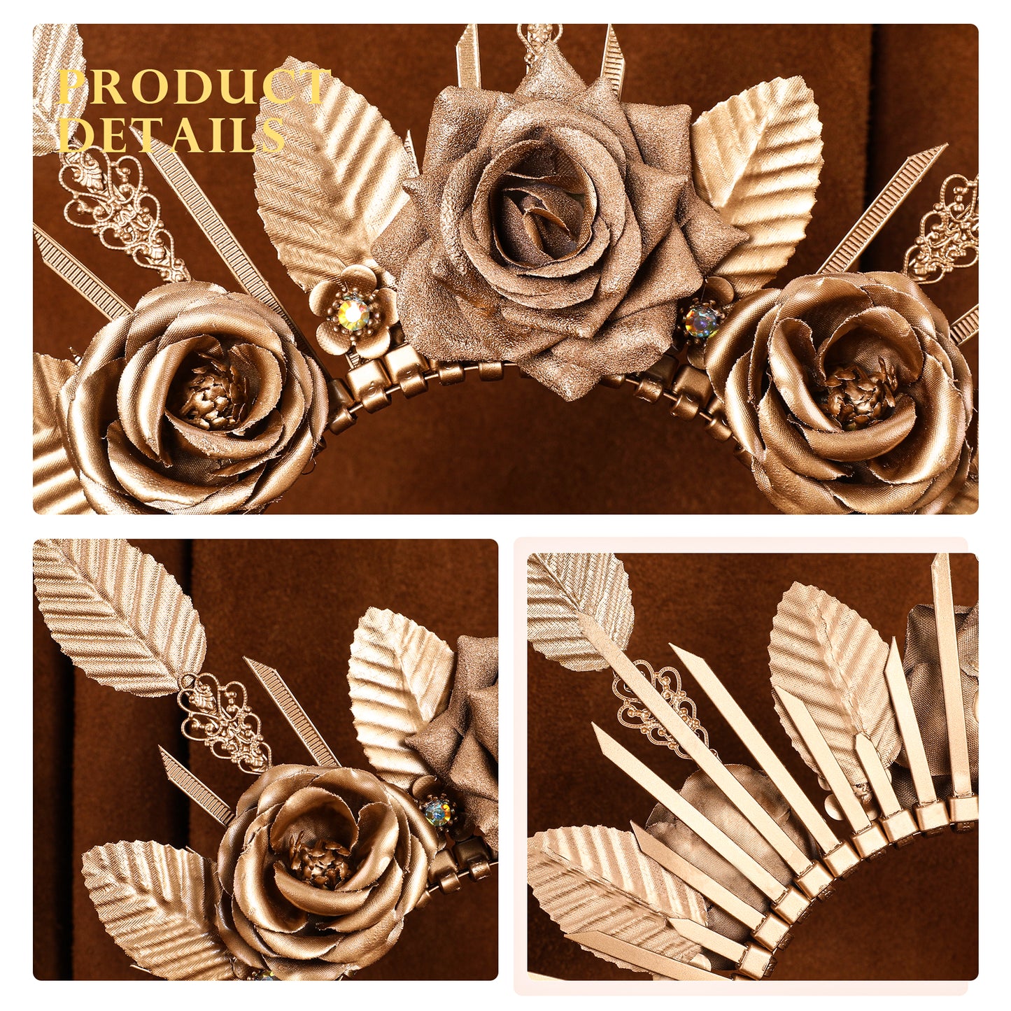 Flower Crown Sun Goddess Halo Headpiece