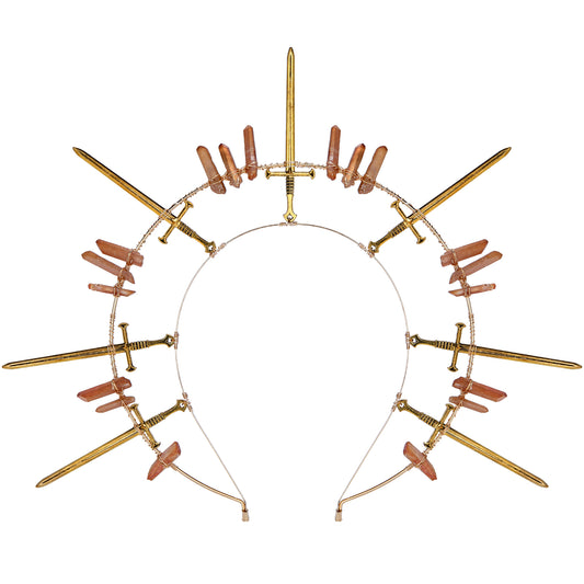 Gold Spike Headband Virgin Mary Crowns