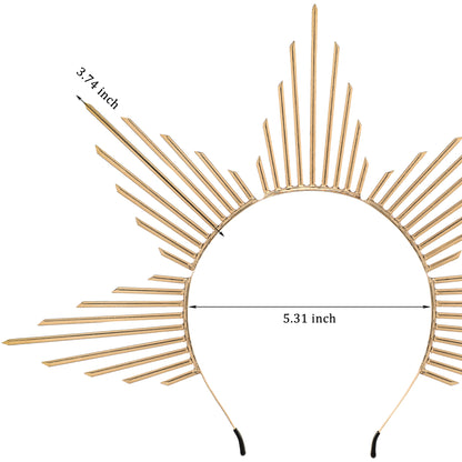 Stellar Fantasy - Spiked Halo Crown Headpiece