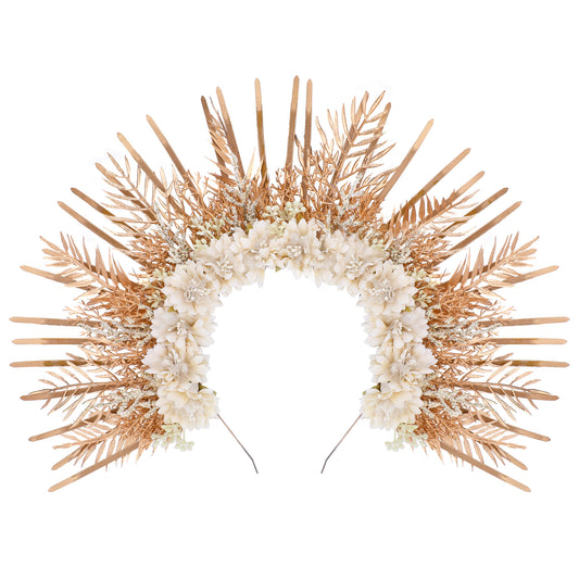 Spiked Halo Headband Sunburst Crown