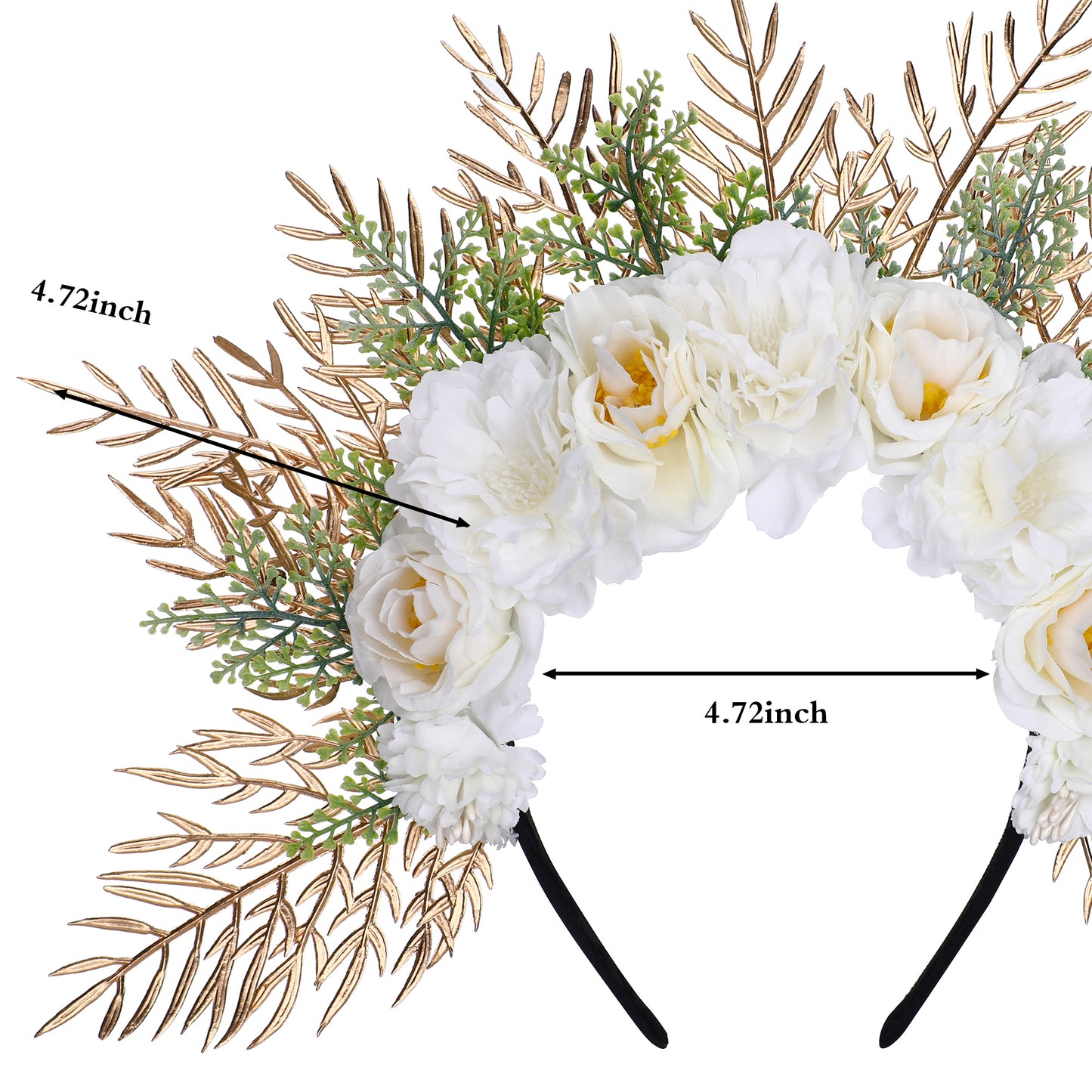 Floral Woodland Wedding Crown Headpiece