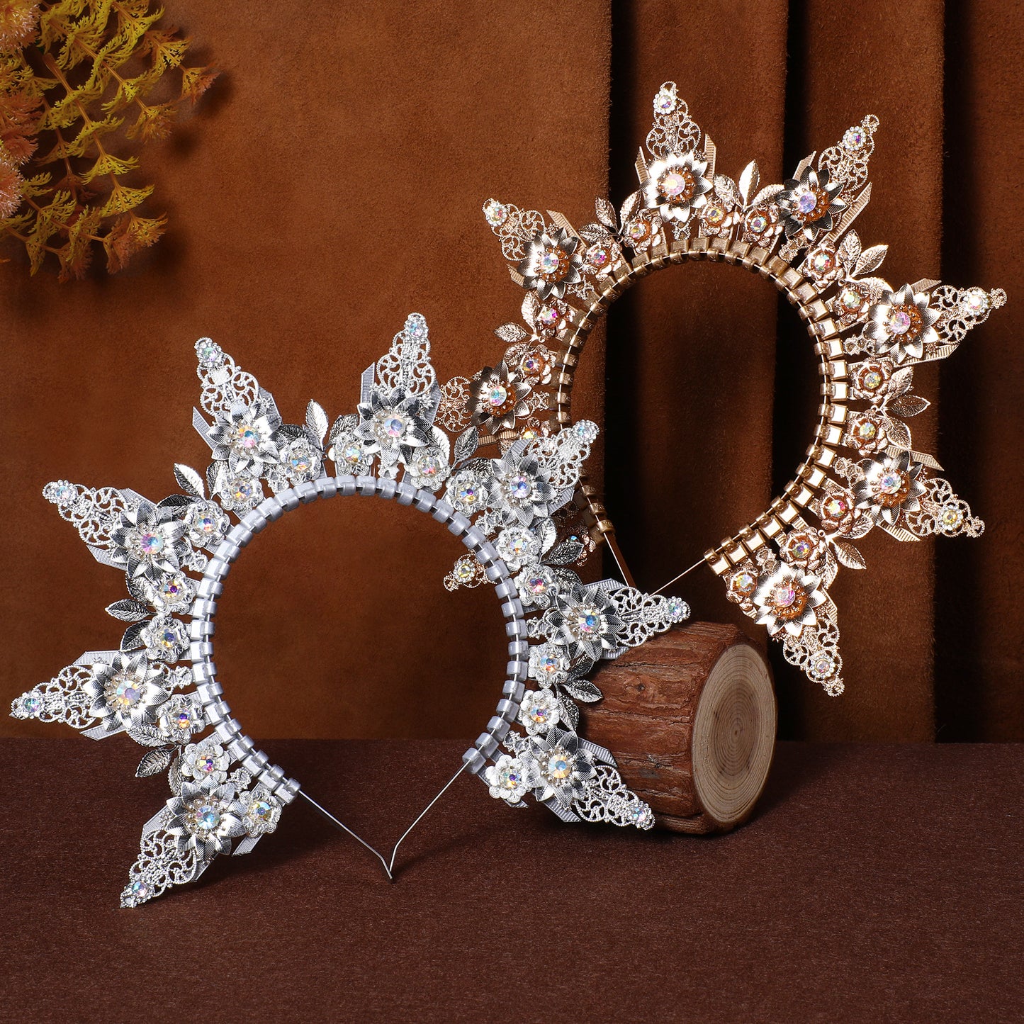 Sunburst Headband Spiked Headwear Halo Crowns