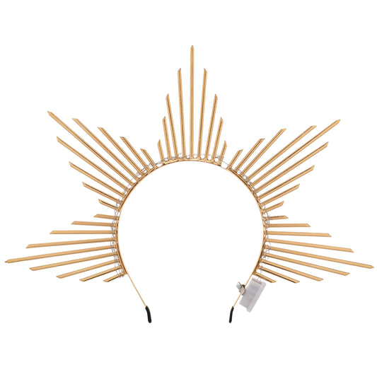 Elegant Classic - Spiked Halo Crown Headpiece